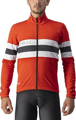 Castelli Velocissimo Elite Cycling Jacket - Flame Red - XXL, Flame Red